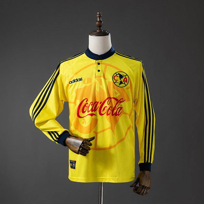 America 97-98 Home Long-Sleeve Retro Jersey S-XXL